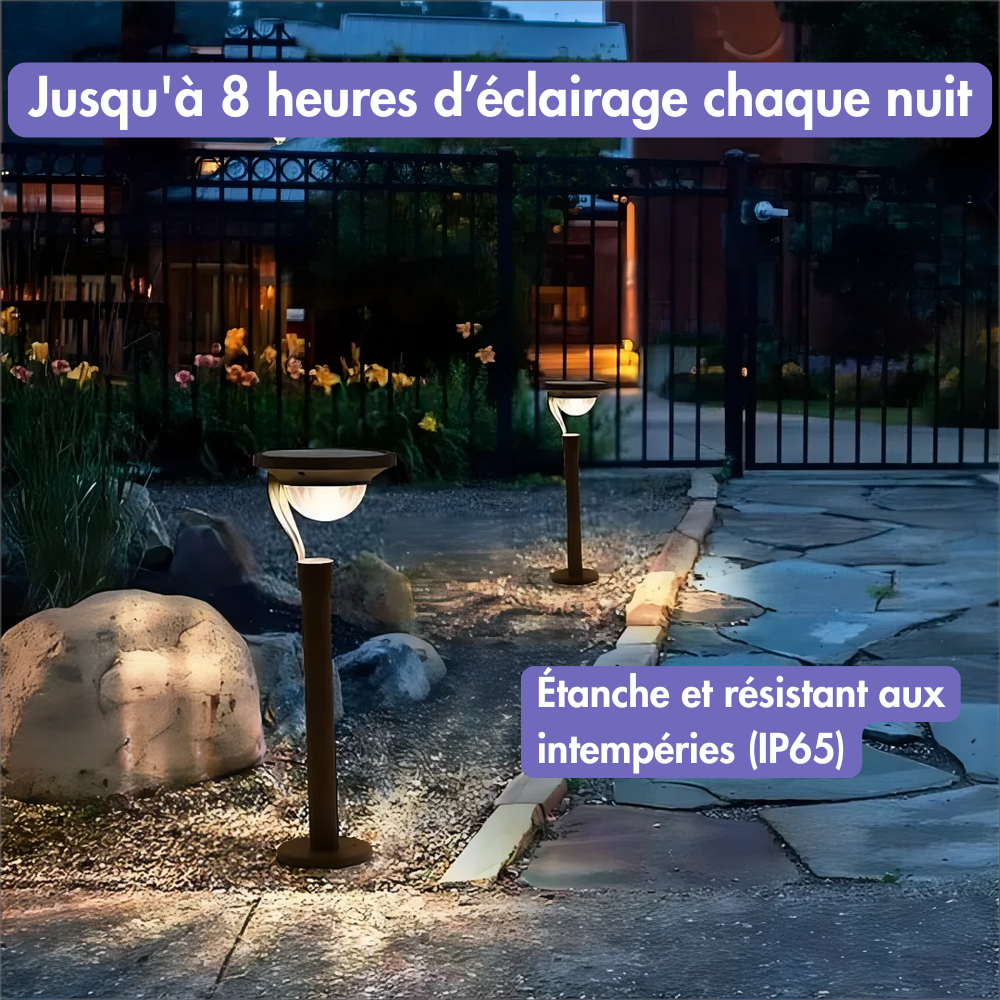 Lampe de Chemin Solaire – Éclairez vos extérieurs avec élégance