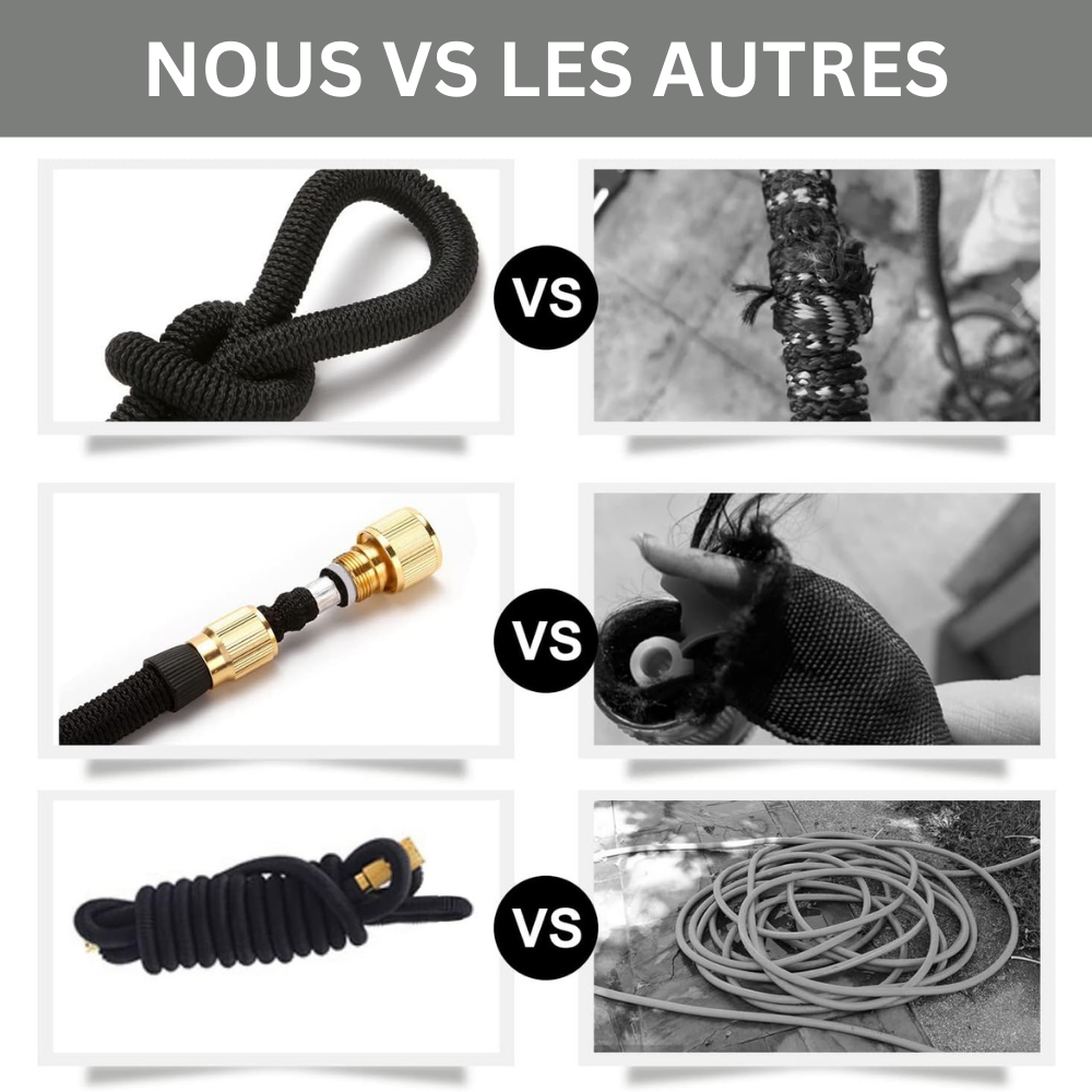 FlexiJet – Le tuyau d’arrosage extensible et ultra-résistant