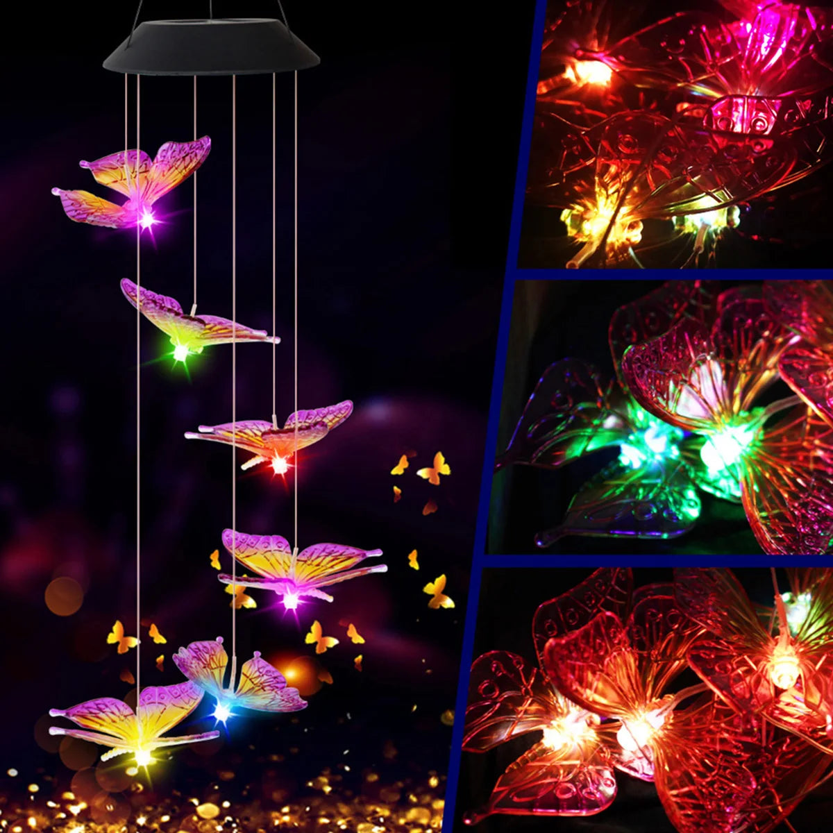 Oiseaux Lumineux Solaires