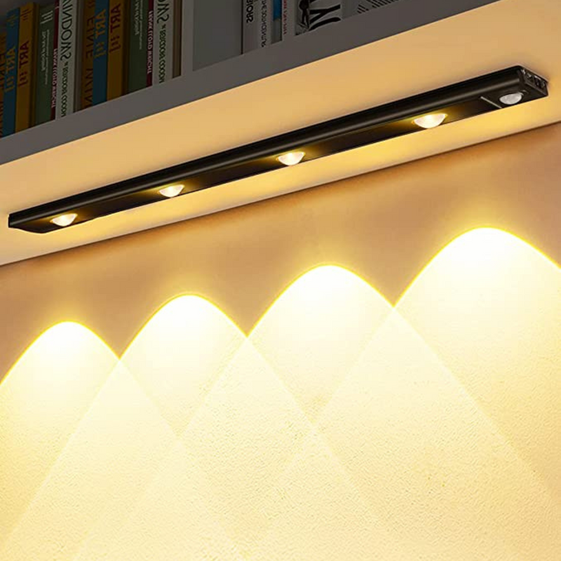 Lampe d'éclairage de placard LED automatique sans fil rechargeable