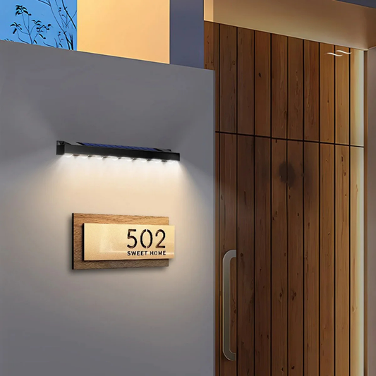 Applique solaire LED Pureva Sign