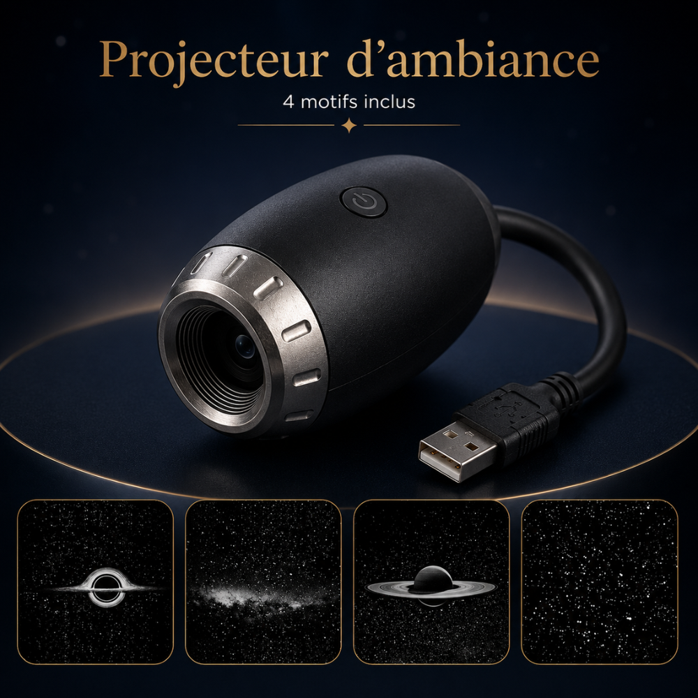 Projecteur d’ambiance galaxie – transformez chaque pièce en univers immersif