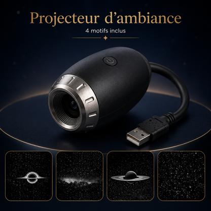 Projecteur d’ambiance galaxie – transformez chaque pièce en univers immersif