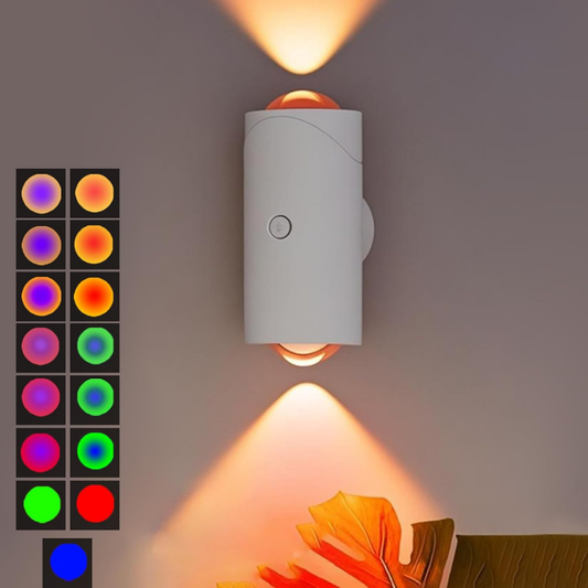 Lampe Murale Intelligente avec Détecteur de Mouvement et Ambiance Multicolore