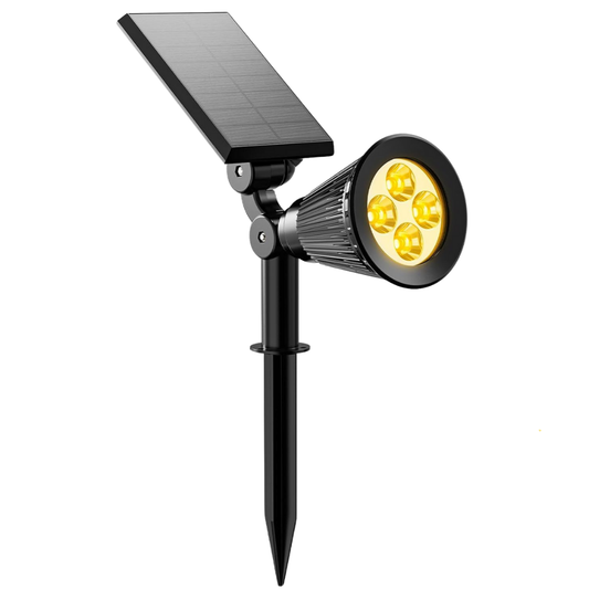 Projecteurs Solaires Extérieurs – Mettez en lumière votre jardin, sans effort.
