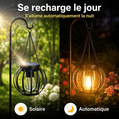 Lanterne solaire décorative – créez une ambiance chaleureuse au jardin