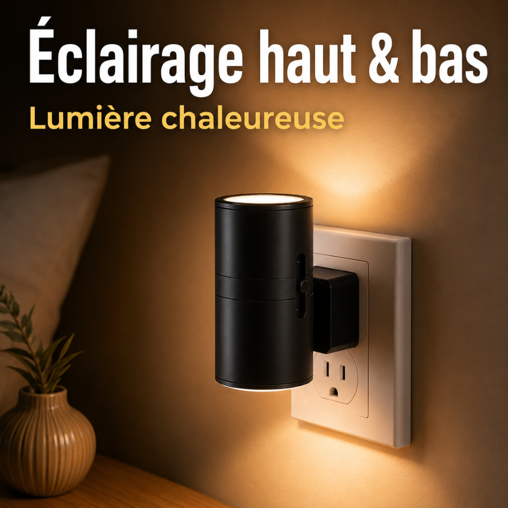 Veilleuse LED à prise – lumière douce, élégante et sans installation
