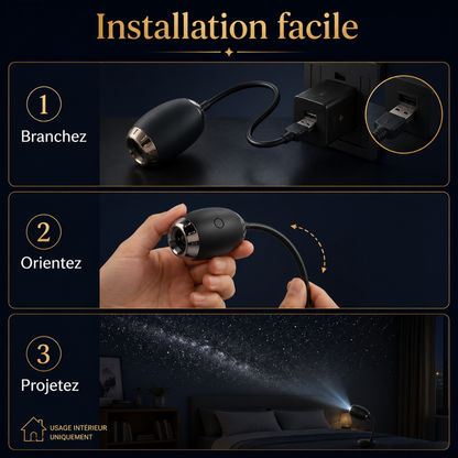 Projecteur d’ambiance galaxie – transformez chaque pièce en univers immersif
