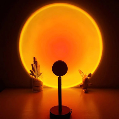 Lampe projecteur Sunset avec télécommande