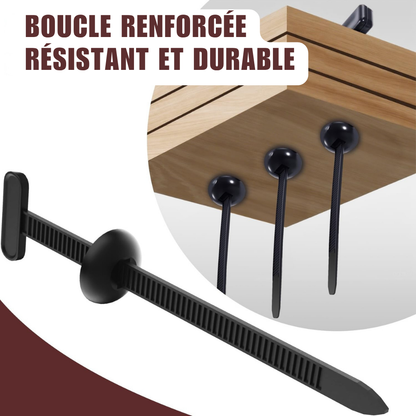 Attaches Universelles Auto Renforcées – Kit 100 Pièces