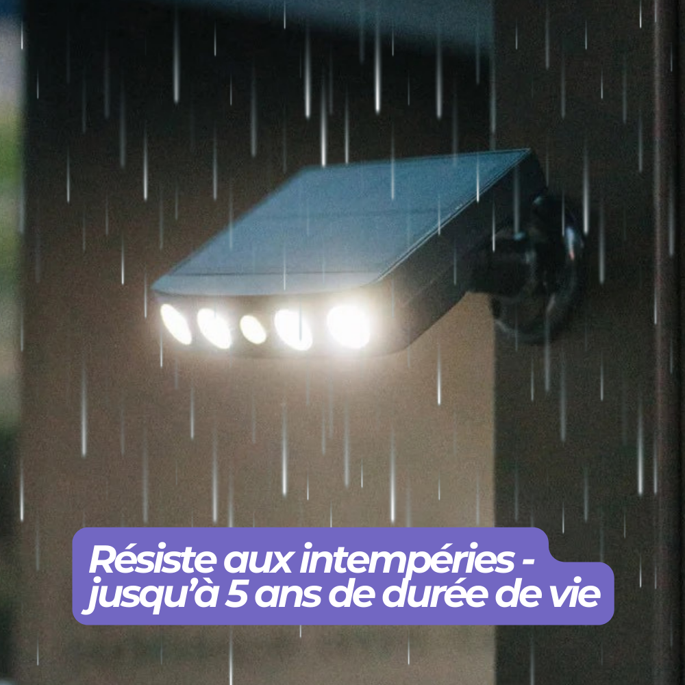 Projecteur solaire avec détecteur de mouvement