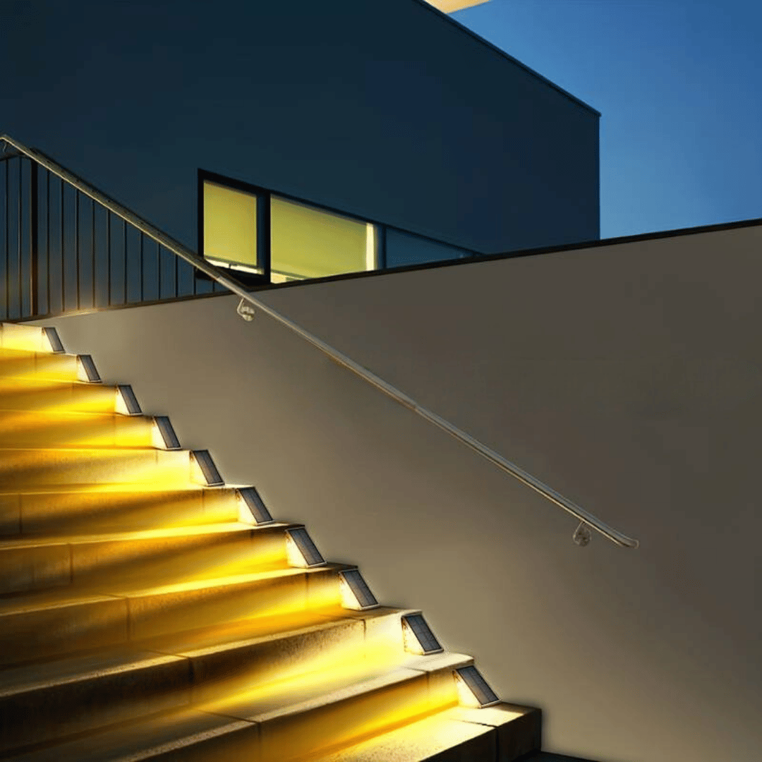 Lampes solaires pour escaliers