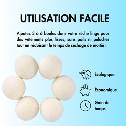 Boules de séchage en laine Nature Dry ™