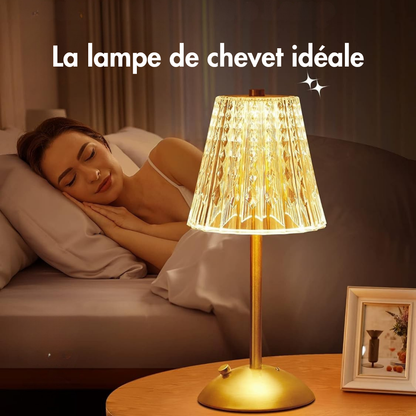 Lampe de Chevet Cristal Sans Fil