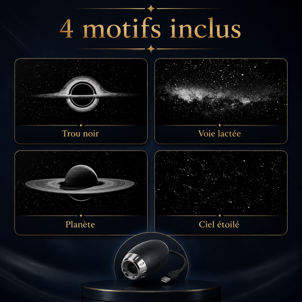 Projecteur d’ambiance galaxie – transformez chaque pièce en univers immersif