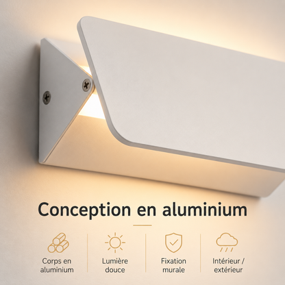 Applique murale LED réglable – design moderne intérieur / extérieur
