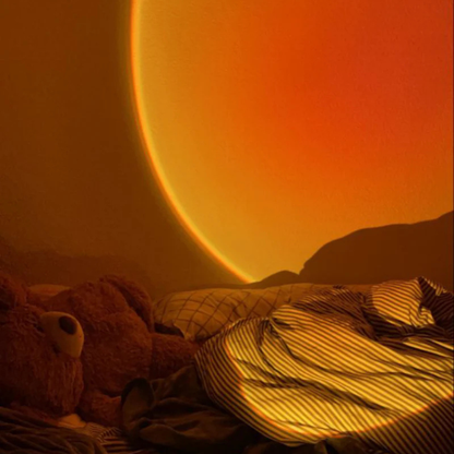 Lampe projecteur Sunset avec télécommande