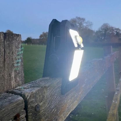 Lampe Solaire LED à Détecteur de Mouvement avec Fixation à Clip