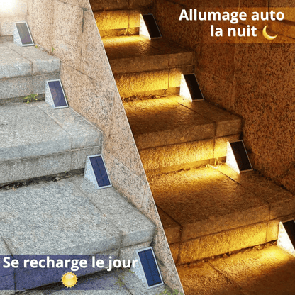 Lampes solaires pour escaliers