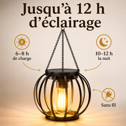 Lanterne solaire décorative – créez une ambiance chaleureuse au jardin