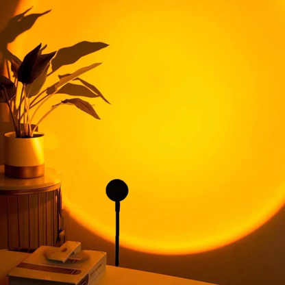 Lampe projecteur Sunset avec télécommande