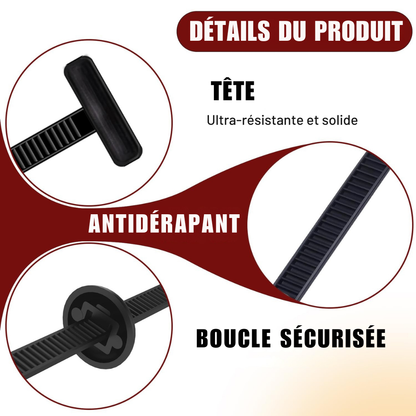 Attaches Universelles Auto Renforcées – Kit 100 Pièces