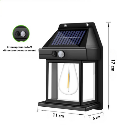 Lampe murale solaire