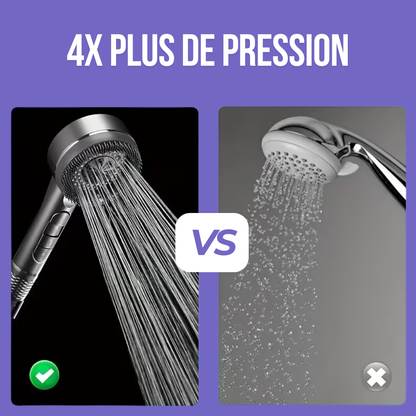 Pomme de douche haute pression filtrante
