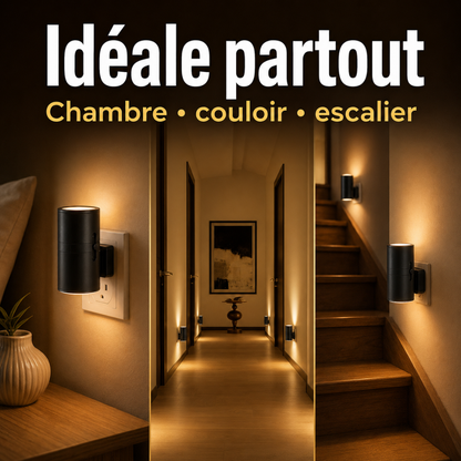 Veilleuse LED à prise – lumière douce, élégante et sans installation