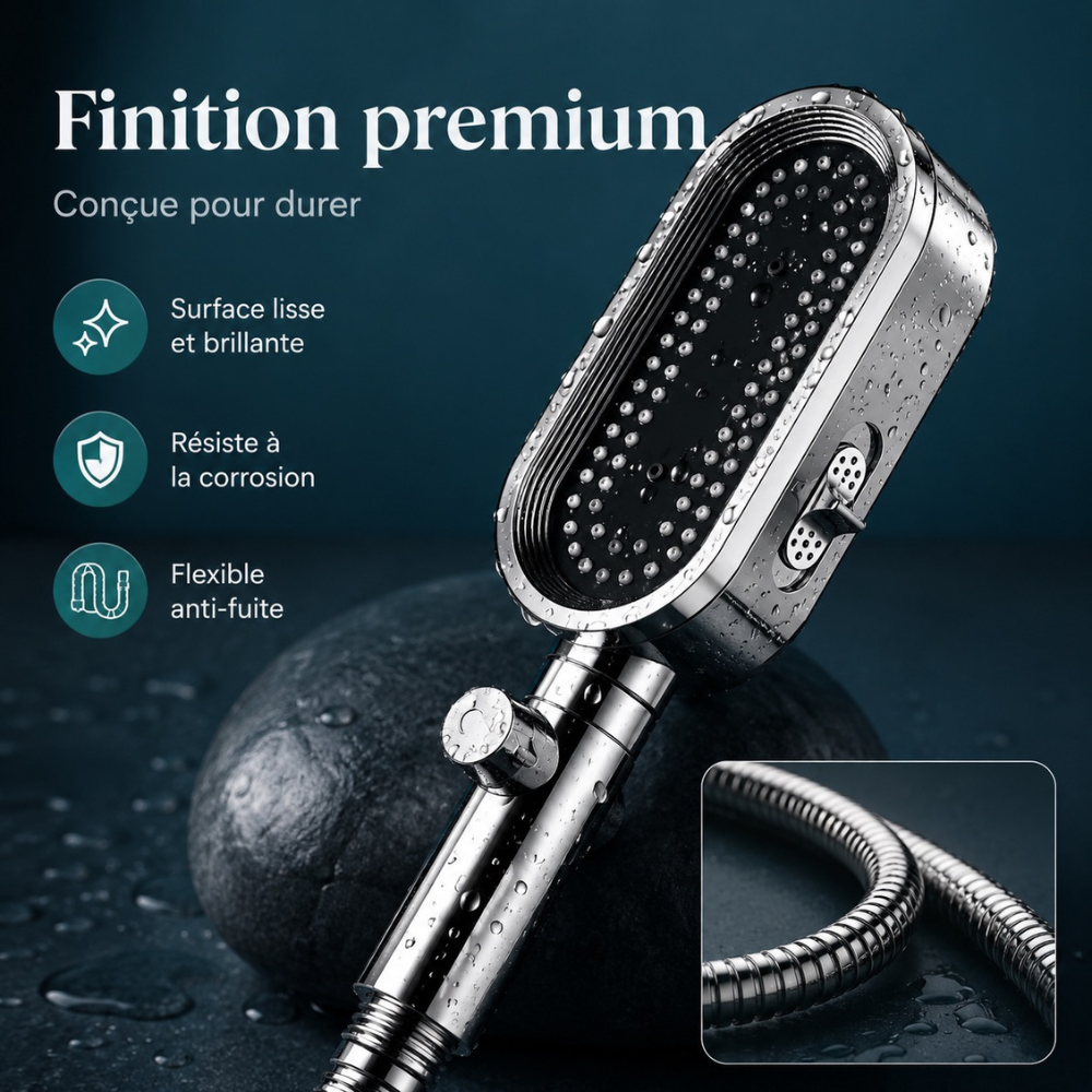 Douche filtrante haute pression