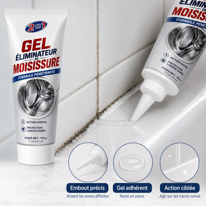 Gel Éliminateur de Moisissure 2-en-1
