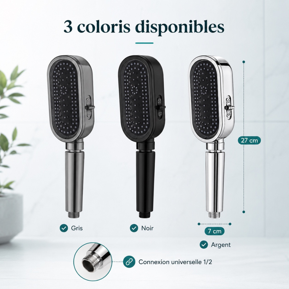 Douche filtrante haute pression