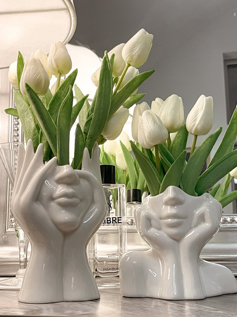"ELLE" & Angelica Duo de Vases en Céramique