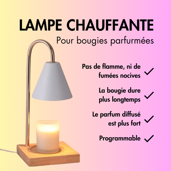 Lampe Chauffe-Bougie Électrique - Style Nordique, Noir Et Laiton, Pour Aromathérapie Et Décoration