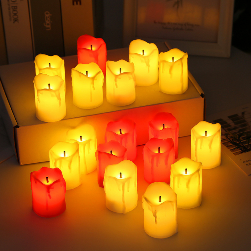 Bougies LED sans flamme 12 pièces